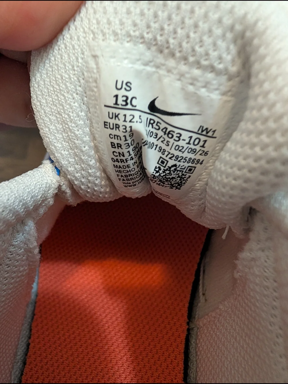 Nike Kids' Blue & White Low-Top Sneakers